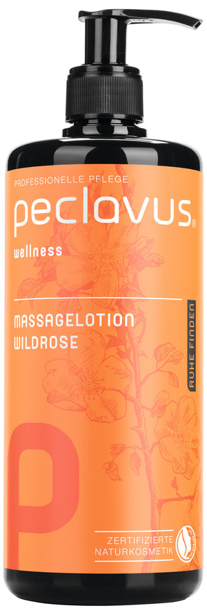 Lotion de massage - Rose sauvage - 500 ml - Peclavus