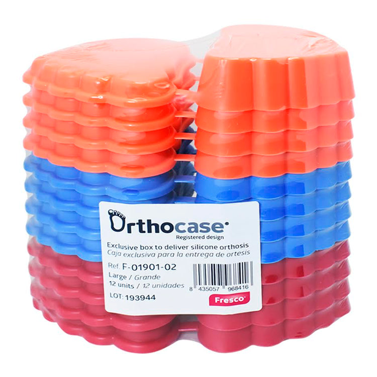Orthocase - 12 boites de rangement pour orthoplasties en silicone