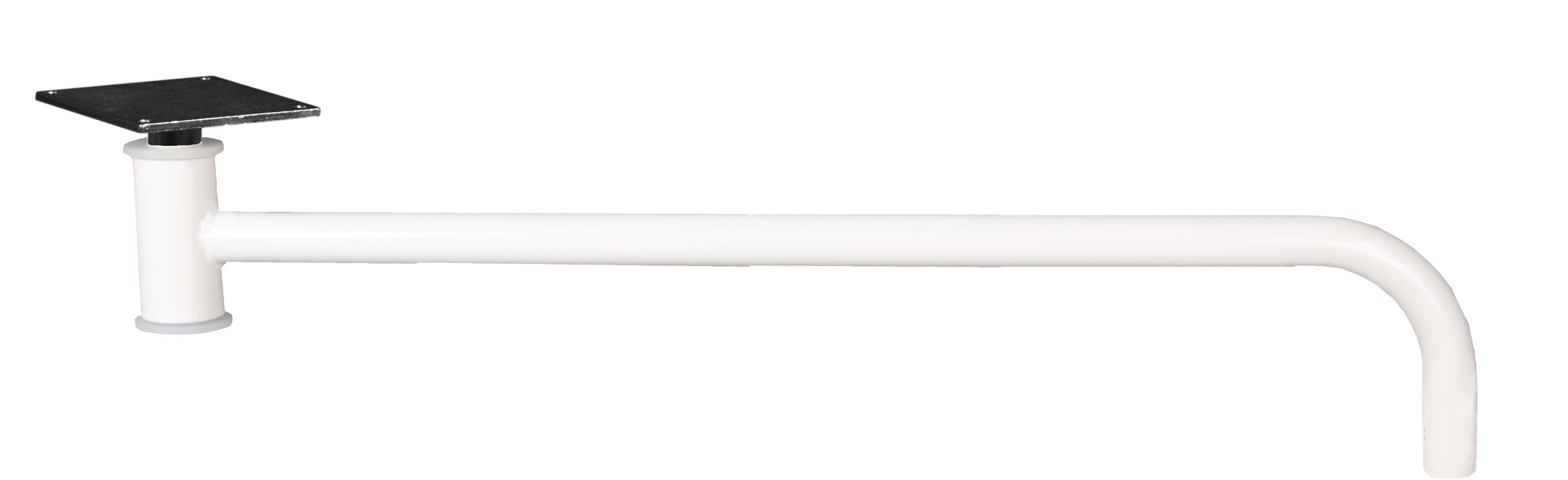 Plaque d'adaptation sur bras L.40cm,  tube Ø 16mm - LID		