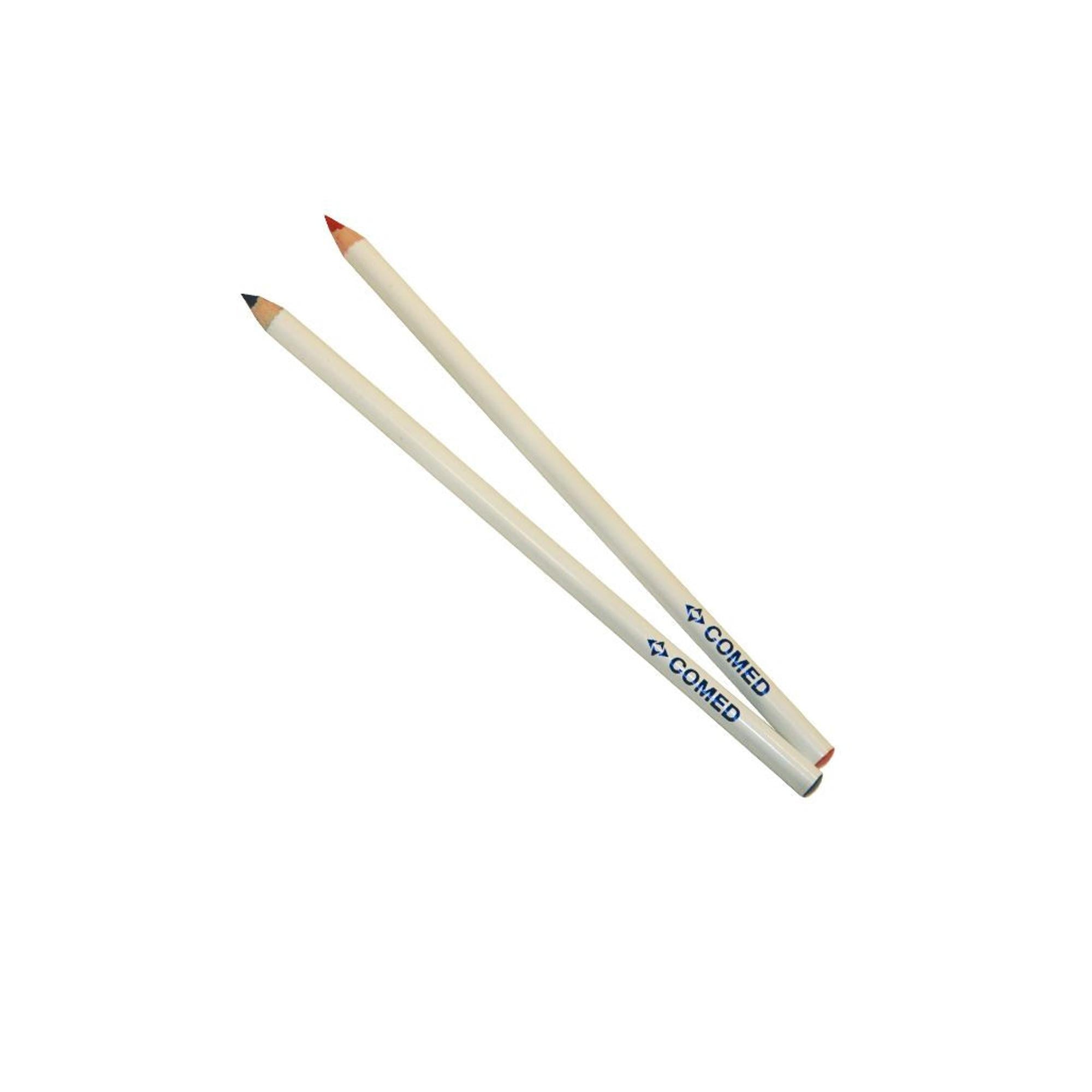 Crayon dermatographe bleu rouge ou blanc