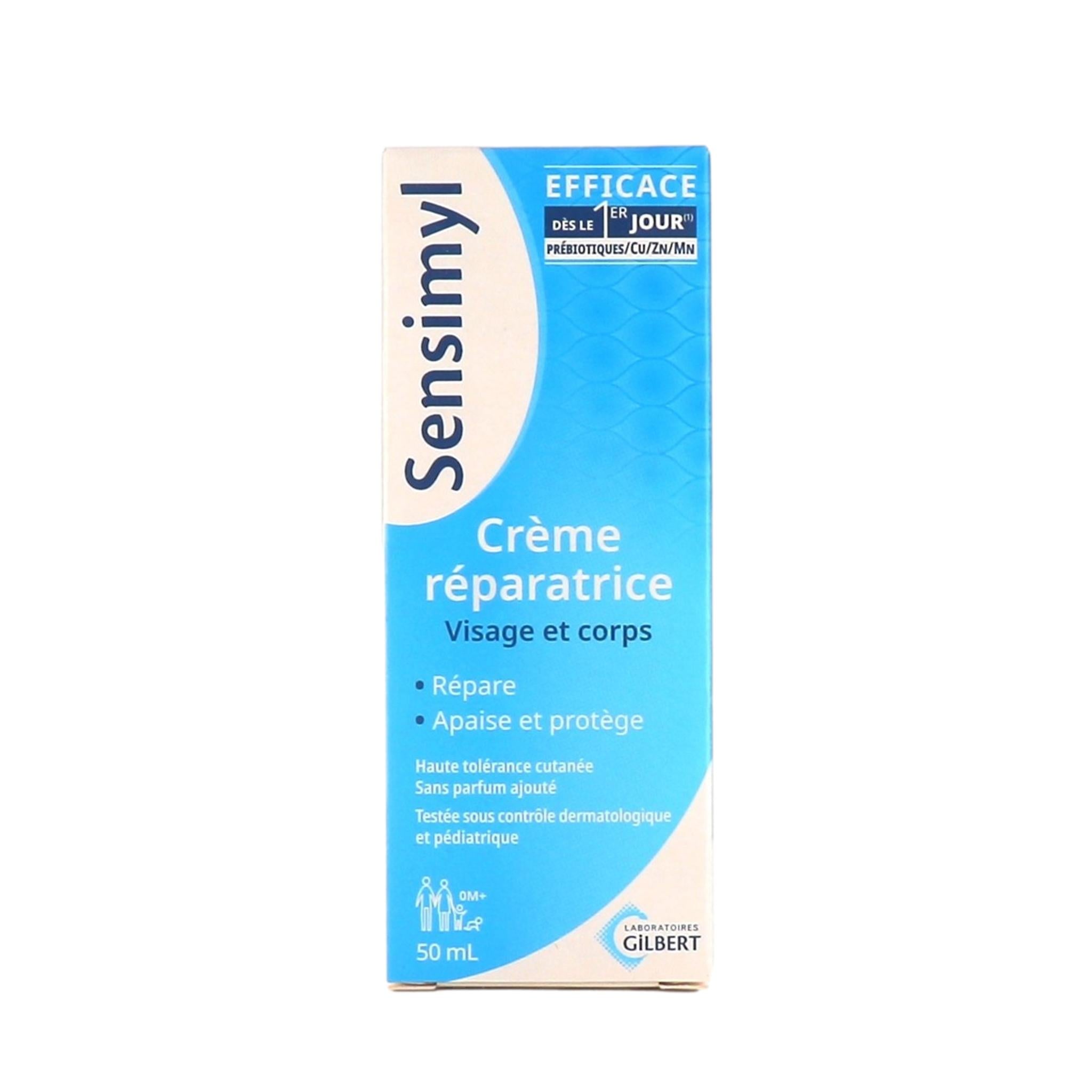 Crème réparatrice - Apaise et protège - 50 ml - Sensimyl