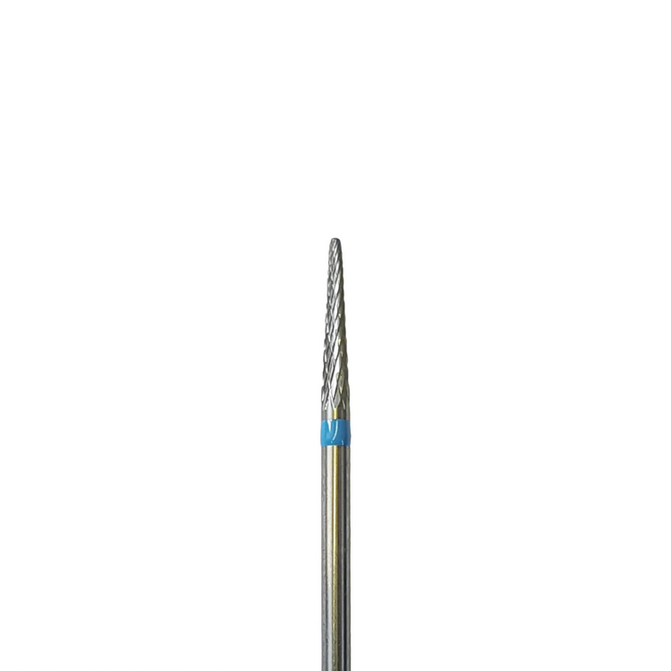Fraise E0110 Carbure de tungstène - Traitement et finition des ongles - Denture croisée moyenne - 2,3 mm