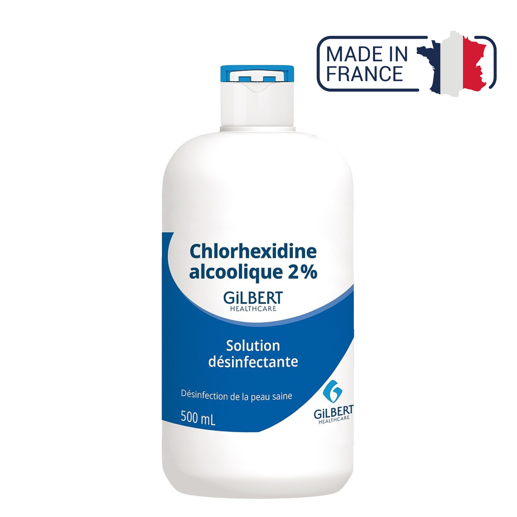 Chlorhexidine Alcoolique 2% - 3 conditionnements - Laboratoire Gilbert