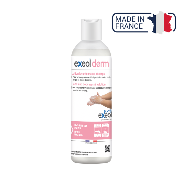 Lotion lavante mains et corps - Exeol derm - Sodel