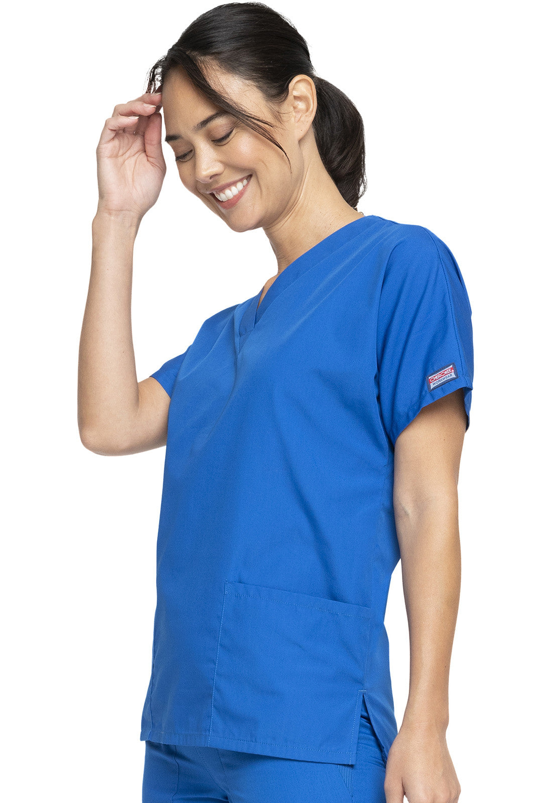 Guéthary - Tunique médicale - Col V - Manches courtes - Femme - Cherokee - Couleur 1 Cherokee Authentic Workwear