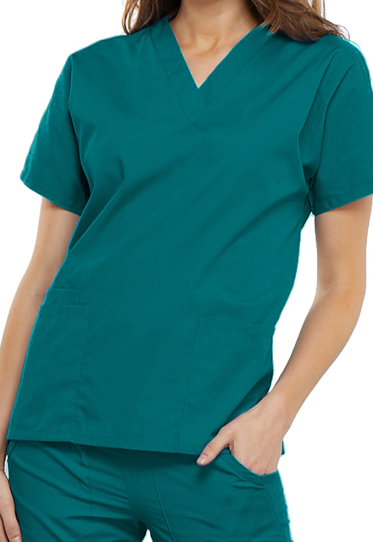 Guéthary - Tunique médicale - Col V - Manches courtes - Femme - Cherokee - Couleur 1 Cherokee Authentic Workwear