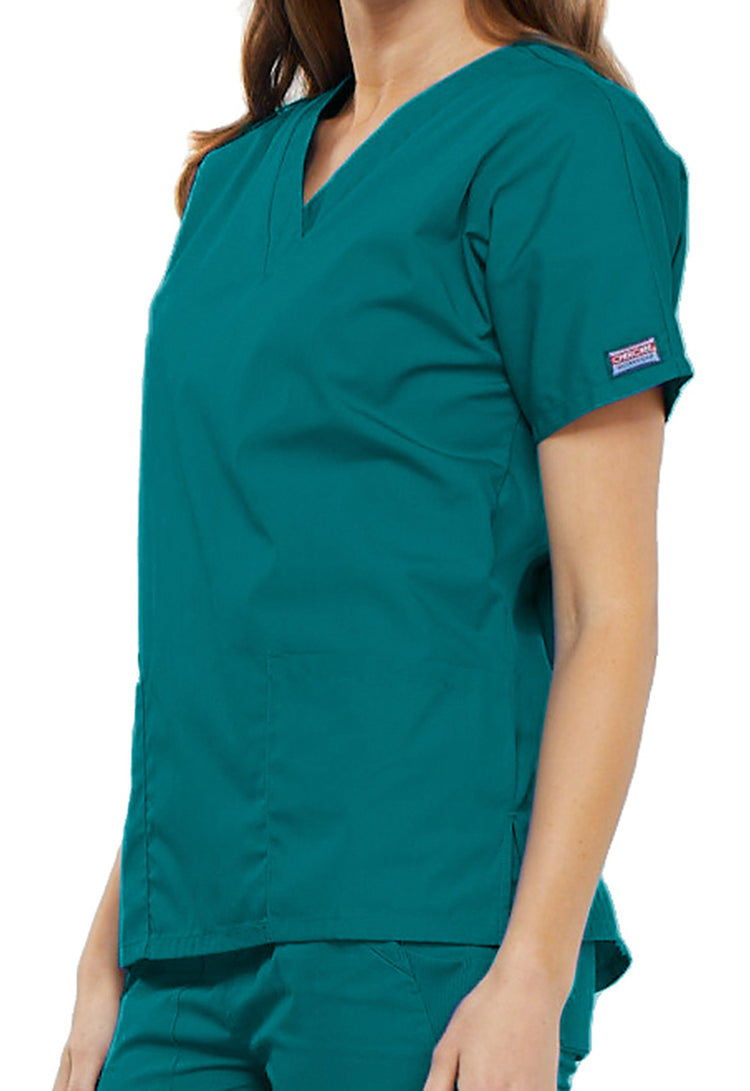 Guéthary - Tunique médicale - Col V - Manches courtes - Femme - Cherokee - Couleur 1 Cherokee Authentic Workwear