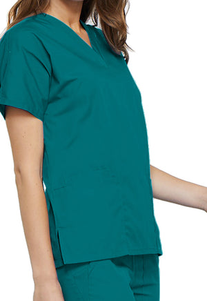 Guéthary - Tunique médicale - Col V - Manches courtes - Femme - Cherokee - Couleur 1 Cherokee Authentic Workwear