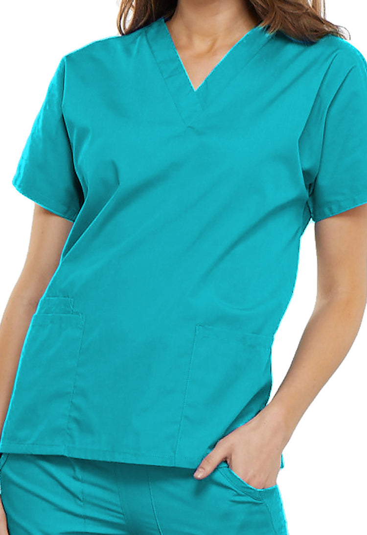 Guéthary - Tunique médicale - Col V - Manches courtes - Femme - Cherokee - Couleur 1 Cherokee Authentic Workwear