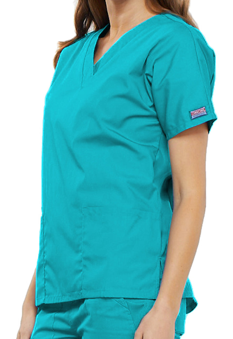 Guéthary - Tunique médicale - Col V - Manches courtes - Femme - Cherokee - Couleur 1 Cherokee Authentic Workwear