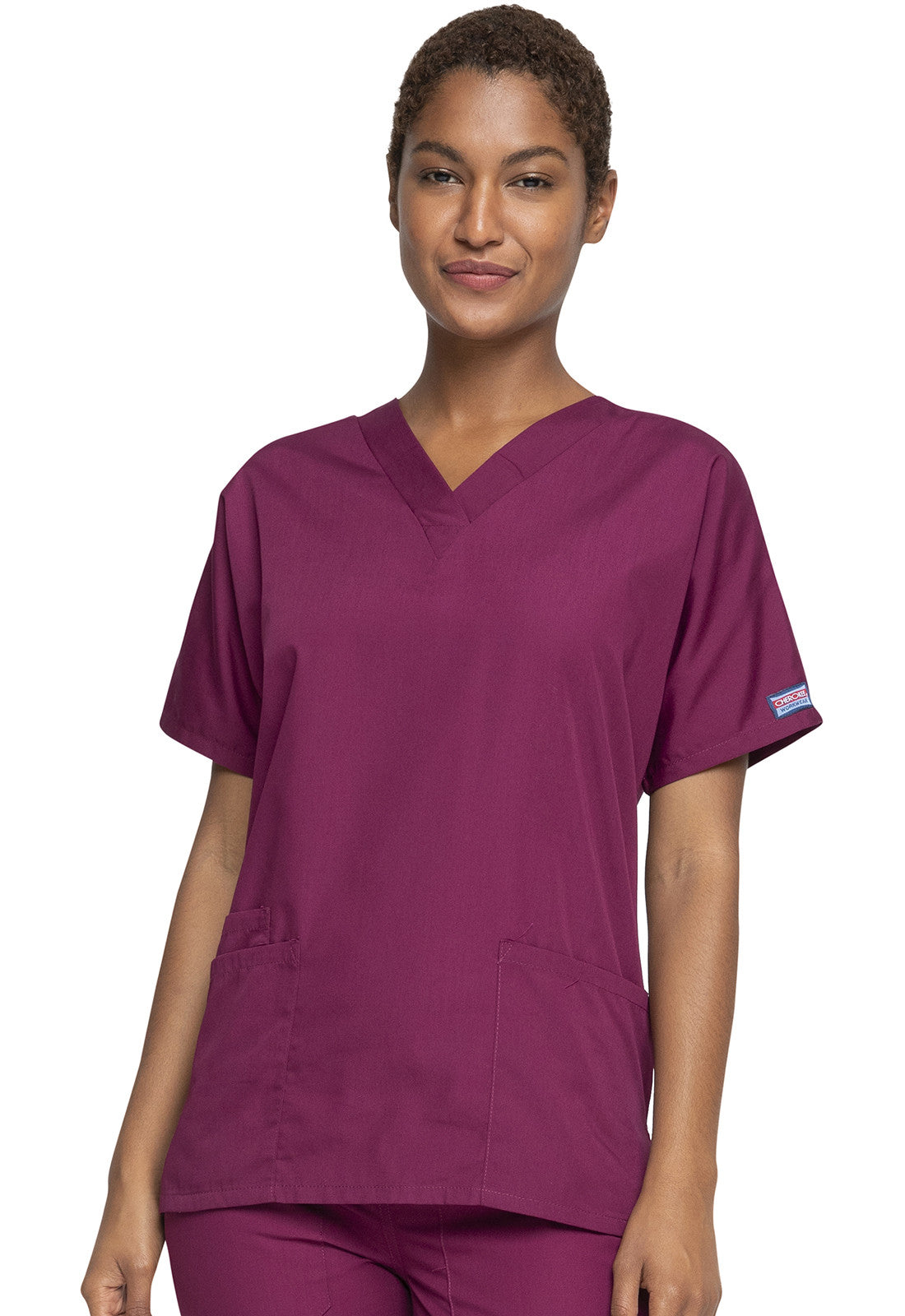 Guéthary - Tunique médicale - Col V - Manches courtes - Femme - Cherokee - Couleur 1 Cherokee Authentic Workwear