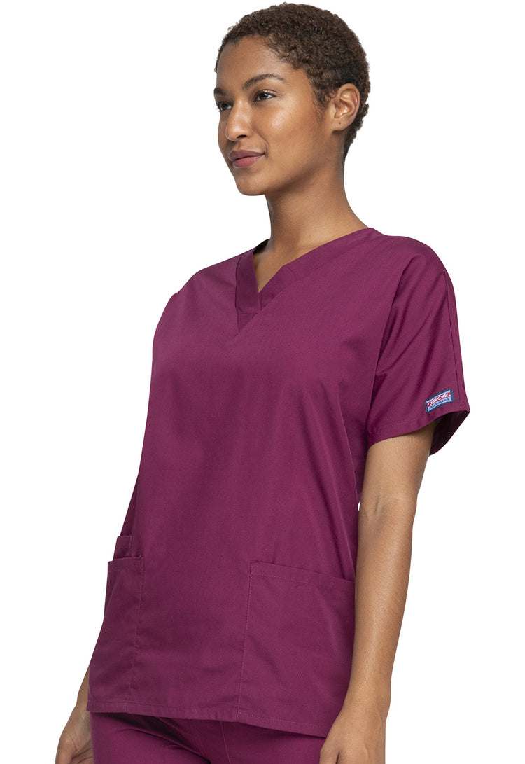 Guéthary - Tunique médicale - Col V - Manches courtes - Femme - Cherokee - Couleur 1 Cherokee Authentic Workwear