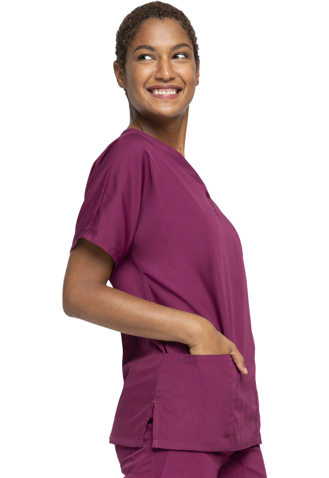 Guéthary - Tunique médicale - Col V - Manches courtes - Femme - Cherokee - Couleur 1 Cherokee Authentic Workwear