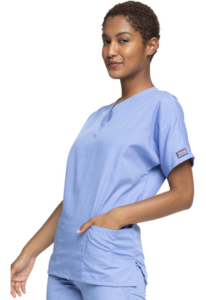 Guéthary - Tunique médicale - Col V - Manches courtes - Femme - Cherokee - Couleur 1 Cherokee Authentic Workwear