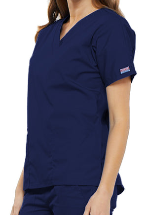 Guéthary - Tunique médicale - Col V - Manches courtes - Femme - Cherokee - Couleur 2 Cherokee Authentic Workwear