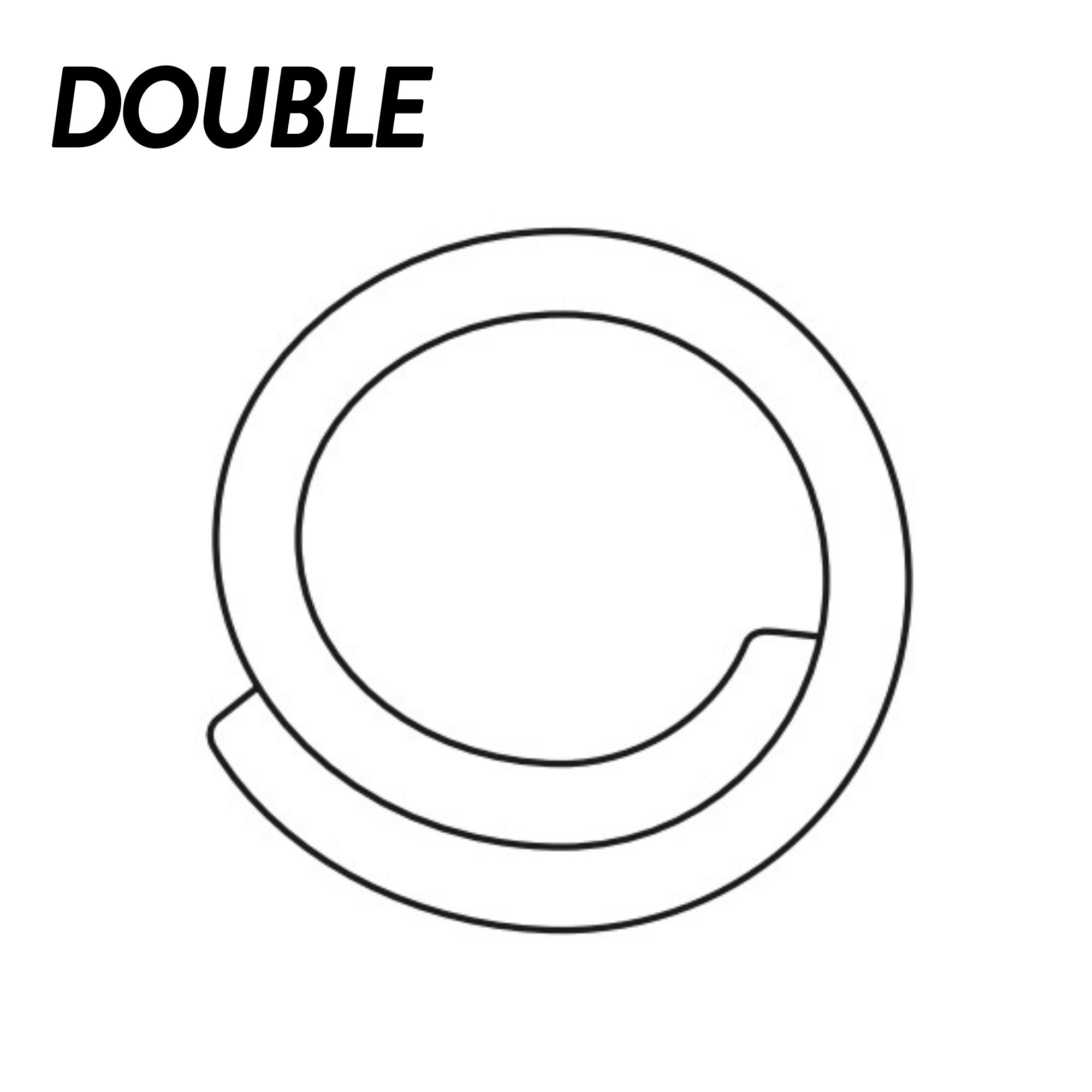 Hapla Bandage Tubulaire - 4 diamètres - Simple ou double - 12 tubes