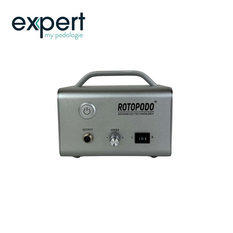 Micromoteur filaire Rotopodo - 40 000 tpm avec pédale - My Podologie