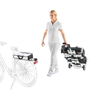Système de transport à vélo pour mallettes - Ruck