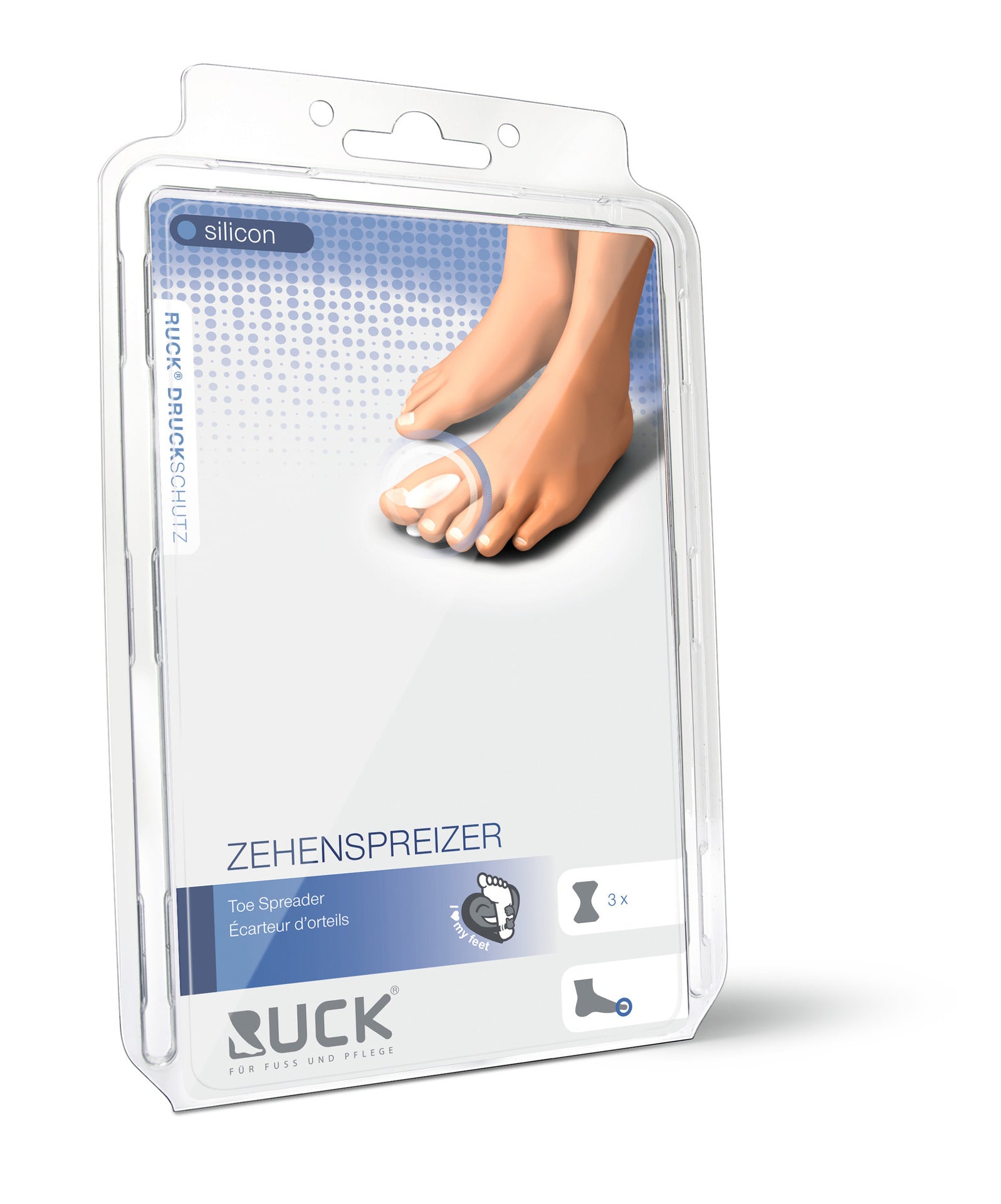 Protection pour orteils - Ecarteur en silicone pour orteils - Ruck