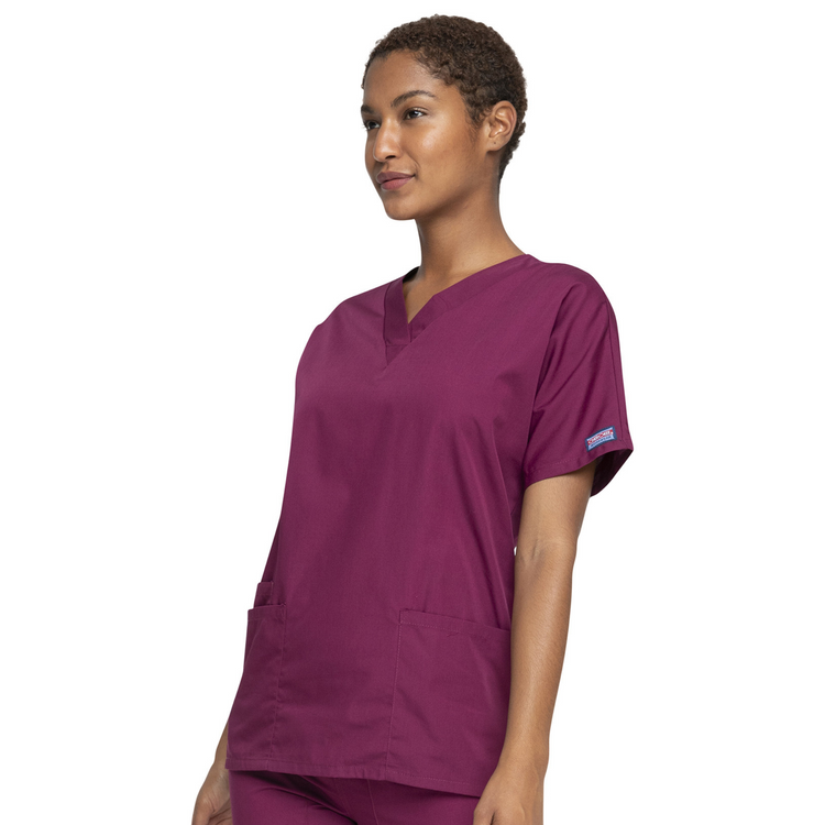 Guéthary - Tunique médicale - Col V - Manches courtes - Femme - Cherokee - Couleur 2 Cherokee Authentic Workwear