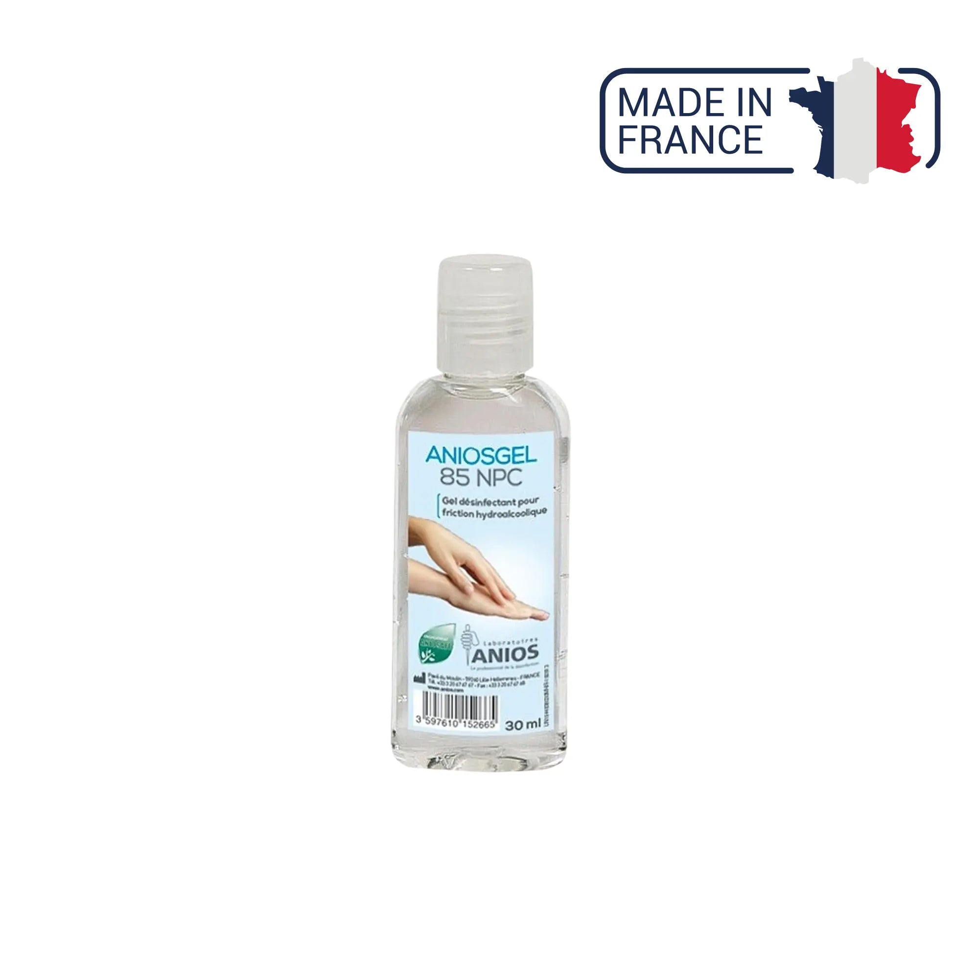 Aniosgel 85 NPC - Gel désinfectant pour friction hydroalcoolique - Anios Anios