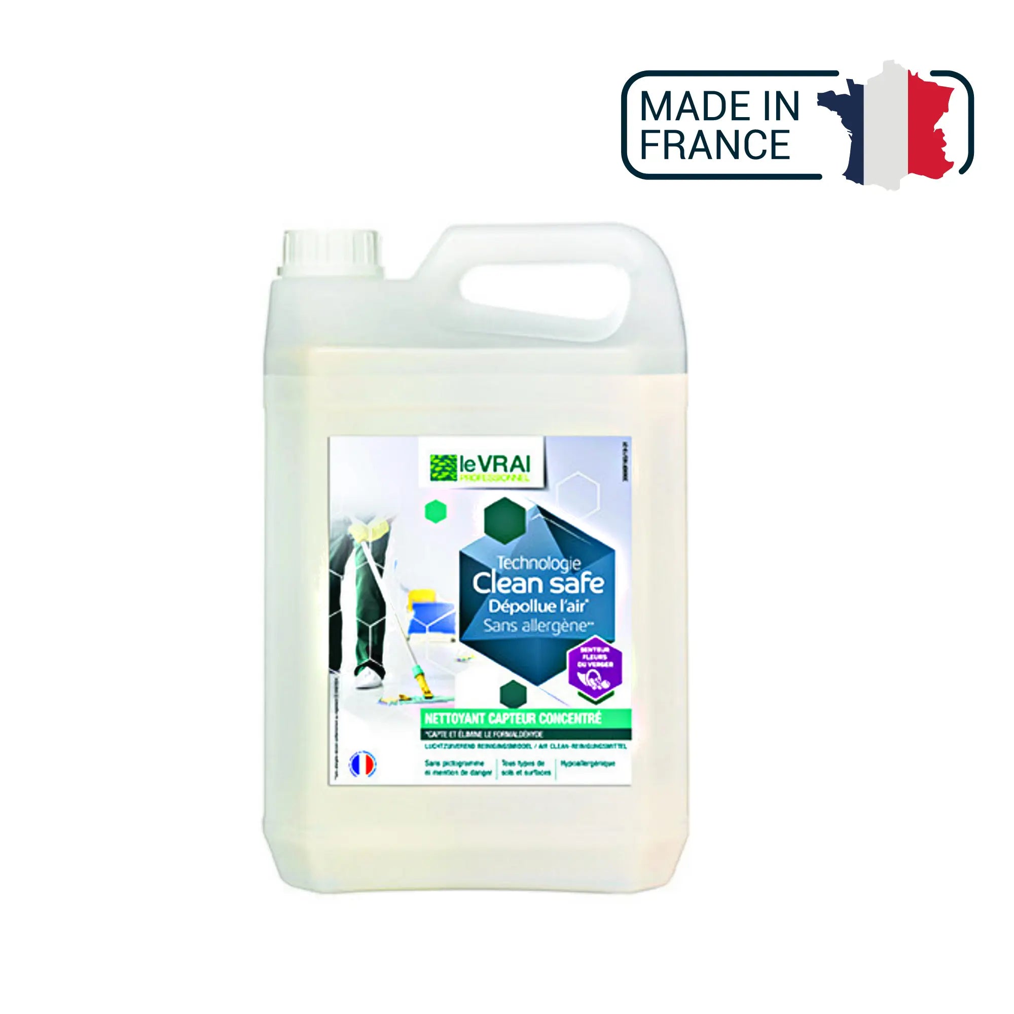 Clean Safe Nettoyant Capteur Concentré - 1L ou 5L - Le Vrai Professionnel