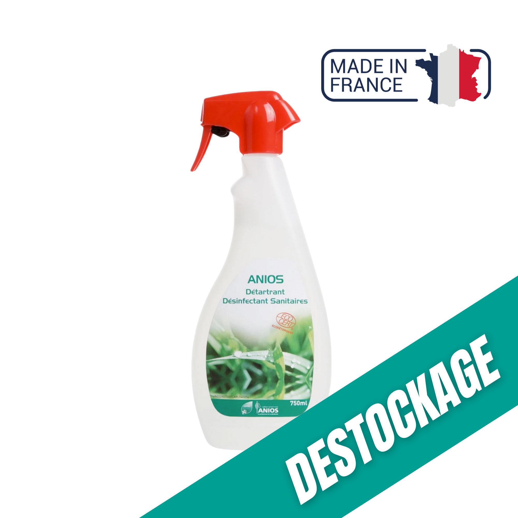 Descalcificador y desinfectante sanitario - Spray 750 ml - Anios // Venta de liquidación