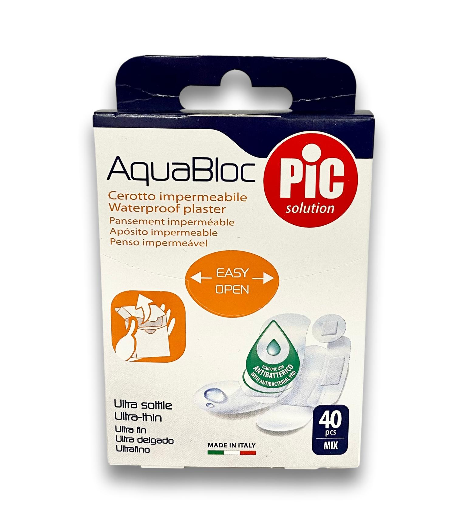 40 apósitos impermeables Aquabloc - Surtido - Pic Solution