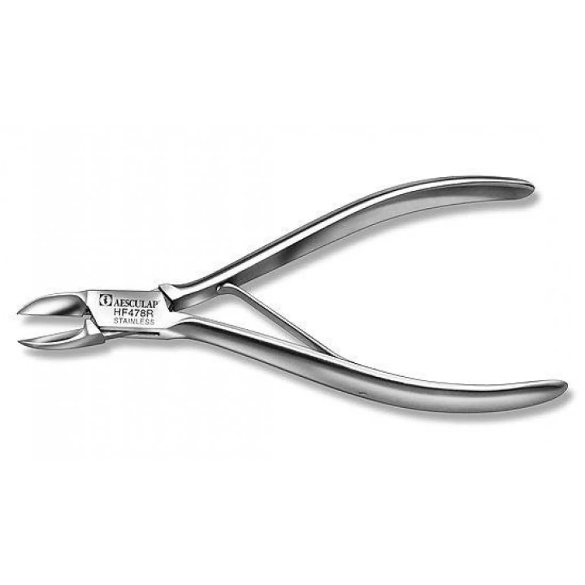 Pince à ongles - Coupe droite - Mors plats - 13 cm - Aesculap - HF478R Aesculap